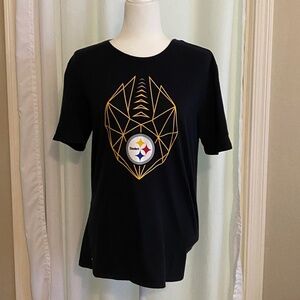 Nike Pittsburgh Steelers-Unisex-Athletic Cut-Dri Fit-T-Shirt-Size‎ Medium